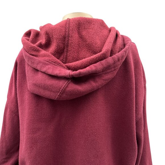 ASU Arizona State Maroon Full-Zip Hoodie Sweatshirt J-America Sportswear Women S - Picture 7 of 8